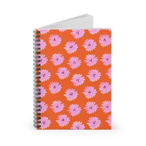 Perky Floral Spiral Notebook