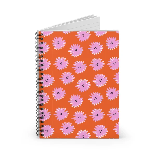 Perky Floral Spiral Notebook