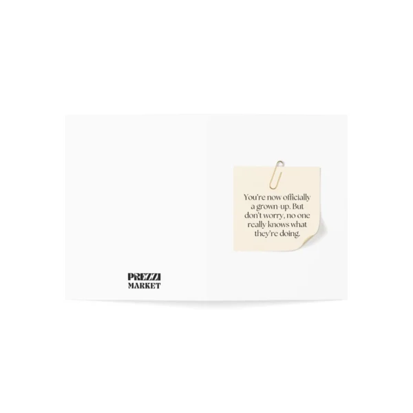 Funny Adulting Greeting Card - Image 3